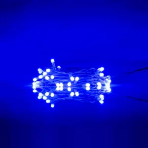 8 MM Frosted 40 Lamp S/C - Blue
