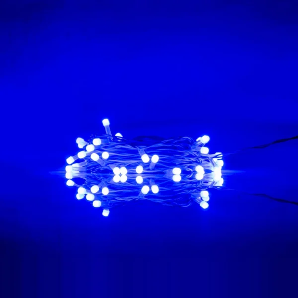 SASK-8F40SC-BLU-4 8 MM Frosted 40 Lamp S/C - Blue