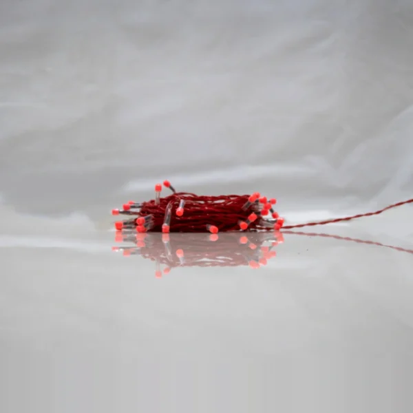 8 MM Frosted 40 Lamp S/C - Red