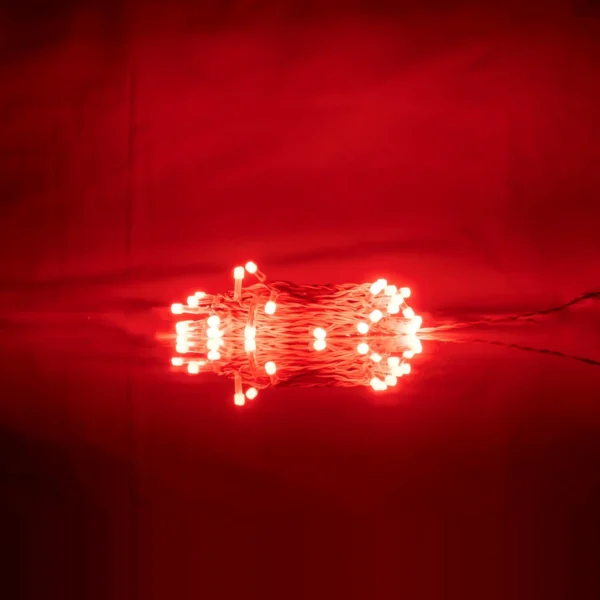 8 MM Frosted 40 Lamp S/C - Red