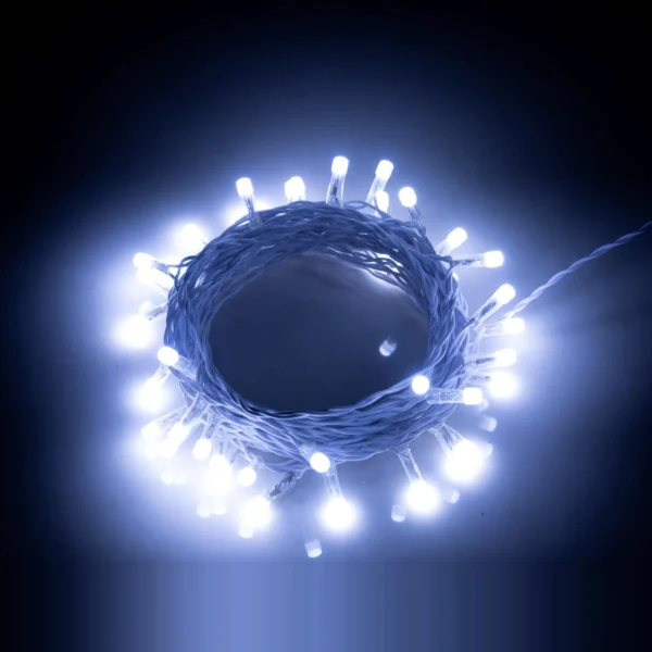 SASK-8F40SC-WHT-CW-2 8 MM Frosted 40 Lamp S/C - White Wire - Cool White