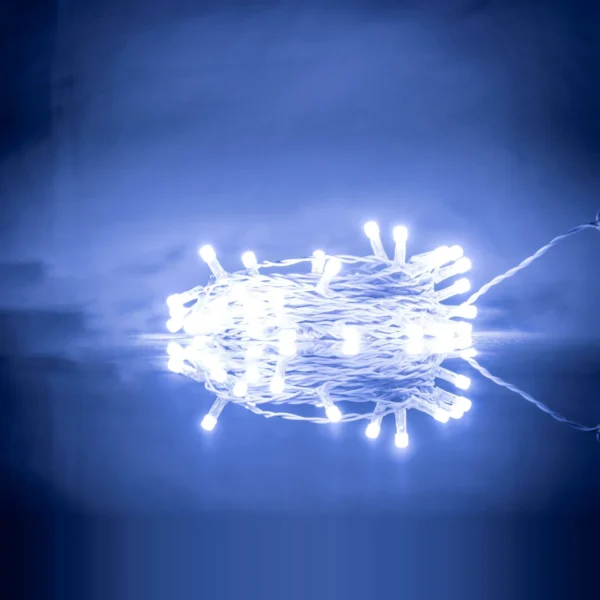 SASK-8F40SC-WHT-CW-4 8 MM Frosted 40 Lamp S/C - White Wire - Cool White