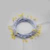 SASK-8F40SC-WHT-WW-1 8 MM Frosted 40 Lamp S/C - White Wire - Warm White