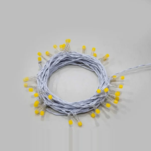 SASK-8F40SC-WHT-WW-1 8 MM Frosted 40 Lamp S/C - White Wire - Warm White